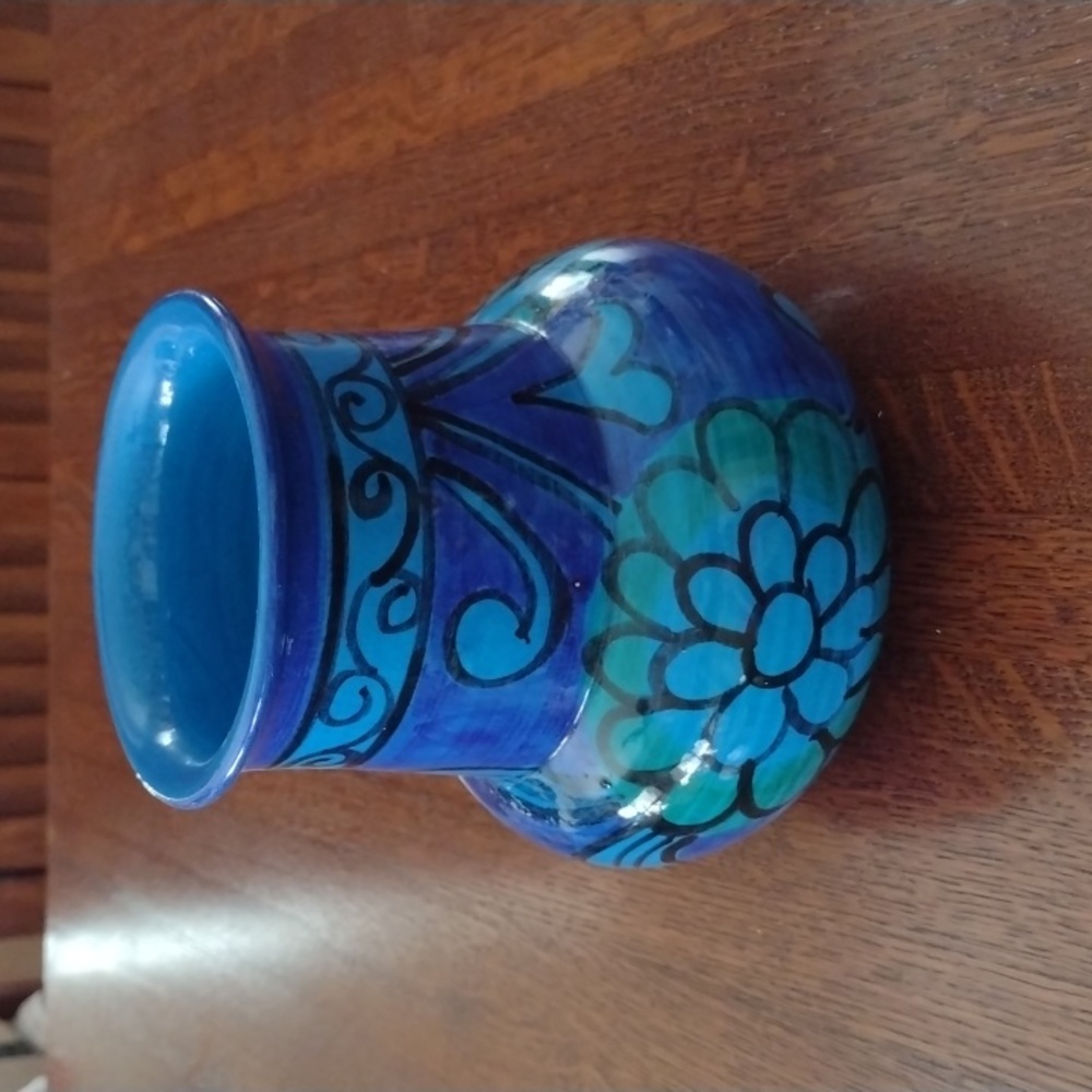 Vintage Rosenthal Netter Rimini Blu Vase by Bitossi b425